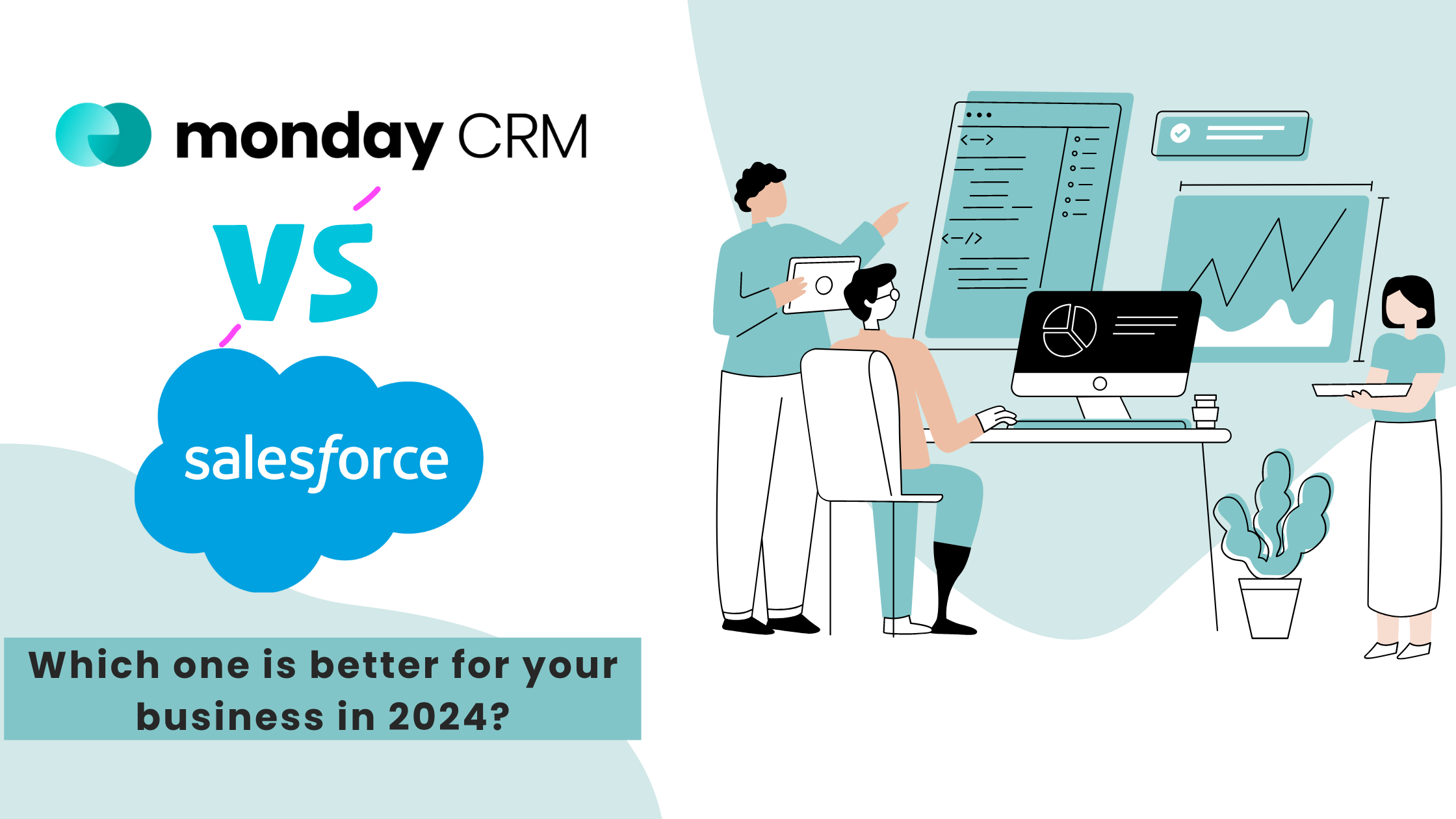 monday CRM vs Salesforce